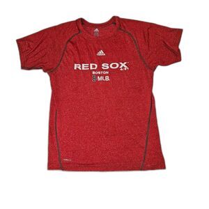 Vintage Boys Boston Red Sox Adidas Shirt Size Large
